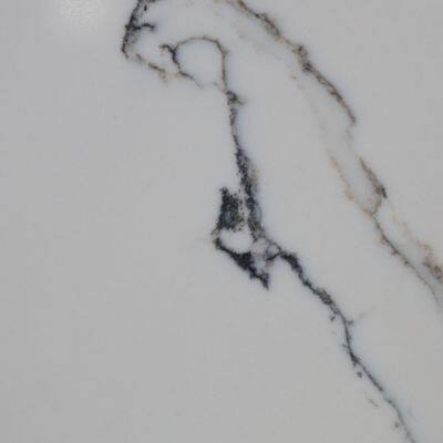 Code：7243，Calacatta Artificial Stone Quartz Slab Kitchen Countertops photo-3