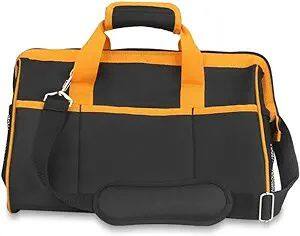 18-In Tool Bag Multipurpose Big Space Organizer Tool Tote with 23 Pockets