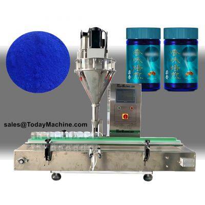 Automatic Powder Auger Filler Maize Corn Flour Powders Canning Machine