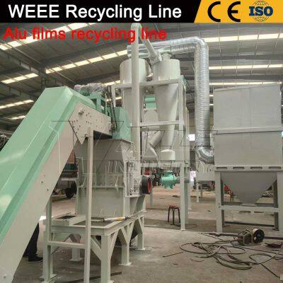 Fully Automatic Aluminum Foil Waste Recycling Plant with High Purity Output