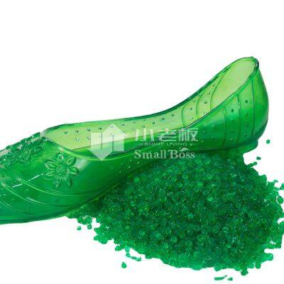 Virgin Crystal Transparent Soft PVC Granules Compound Colors Injection Niedrige Preise für Schuhsohlen Regenschuhe in Südamerika