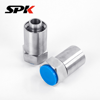 304 Stainless Steel Hose Fitting, Гидравлическое прижимное соединение для труб с маслом, Сборка высоконапорного шланга (нержавеющая сталь)
