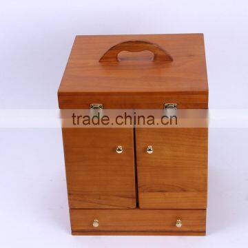 Wooden jewelry storage box for ring necklace bracelet set earring manufacturers china