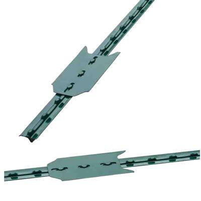 Postes de cerca verde com 6,5 pés (t-post) para jardins, quintais e espaços ao ar livre