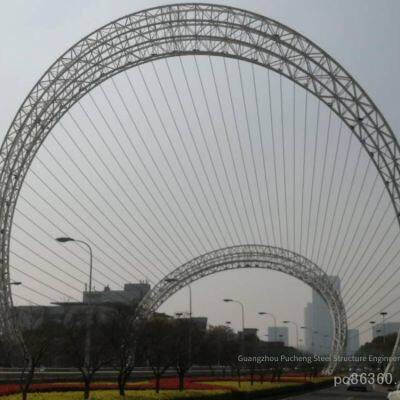 Решетчатый навес крыши с болтовыми шаровыми соединениями из нержавеющей стали 304#, декоративный скульптурный ворота и фасад рынка, строительство сферической скульптурной решетки