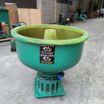 High-quality Vibratory Polishing Machine With PU-lined Barrel, 16-inch Round Bead Polishing Equipment