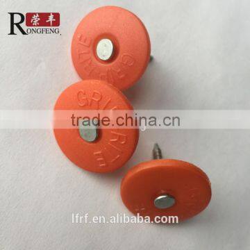 All-season performance plastic cap nails for fastening wall