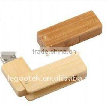 AZO free wooden usb disk with good quality logo service