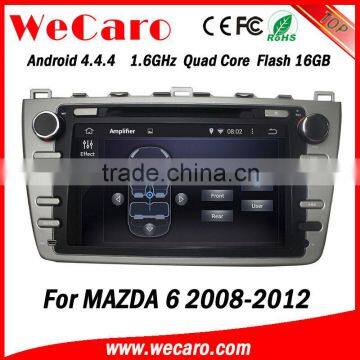 Wecaro in Dash 2 Din Touch Screen Android 4.4.4 Car Gps Navigation Multimedia System for Mazda 6 Car Radio cd Mp3 Usb 2008 -2012 photo-2
