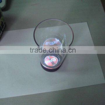 2015 led cup projector items, led glass , led flashing logo cup