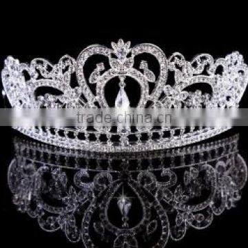 Bridal Crystal Rhinestone Wholesale Gold Sliver Crown Wedding Jewelry photo-2