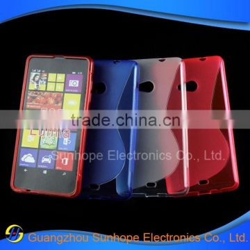 Wholesale S line soft TPU cheap mobile phone case for Nokia for Lumia 535