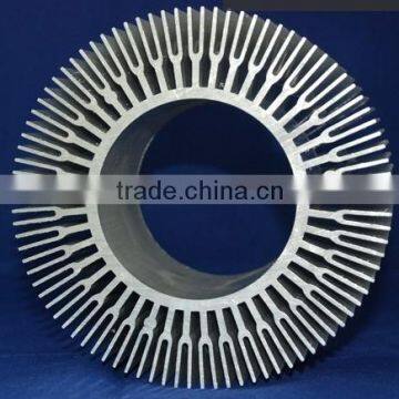 Factory supply top quality 6000 series aluminum extrusion heatsink (aluminum heatsink, extruded aluminum heatsink)