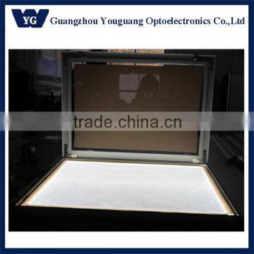 China supplier aluminum hinge open waterproof slim light box