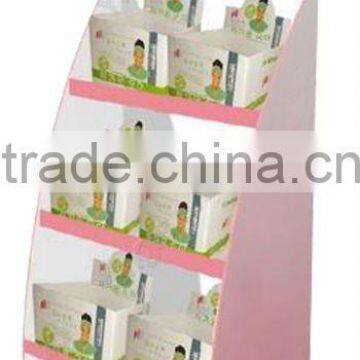 retail product display/cosmetic cardboard display/cardboard display for hair accessory