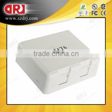 Double Port FTP Cat6 Surface Mount Box