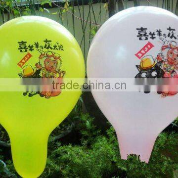 Meet EN71! hot selling flat shape latex balloons