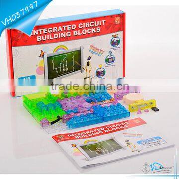 New Educational Plastic Circuit Building Blocks Toys