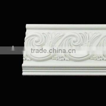 Polyurethane PU foam Crown Molding / PU Ceiling Decorative Cornice for Interior Decoration from FUZHOU