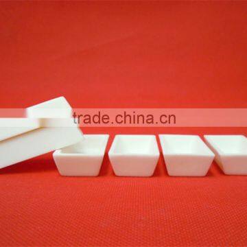 High Temperature Resistant Alumina Corundum Crucible Zirconia Ceramic Boat for Laboratory Using