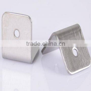 Stainless steel right angle brackets for furniture