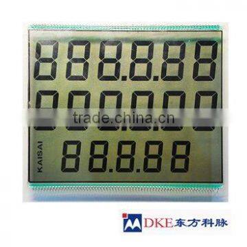 6*2+5 digitals segment lcd for fuel dispensers