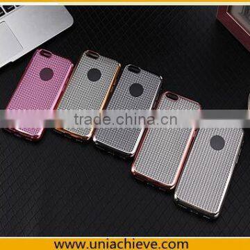 Luxury Clear Electroplating TPU Silicone Gel Soft Case For Apple iPhone 6S / iPhone 6S Plus