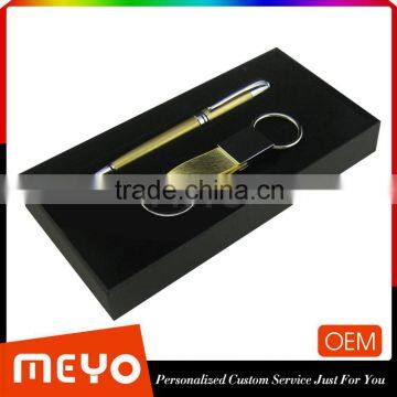 Wholesale Business Key Chain and Metal Ballpoint Pen Gift Set Corperation photo-1