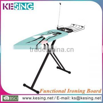 Luxury Monoblock Folding Ironing Board With Clothes Rack