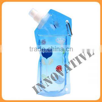 china eco friendly plastic packaging liquid stand up pouch with spout