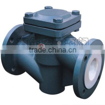 PFA Lined Straight through check valve manufacturers