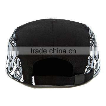 High Quality Manufacturer Custom Black Blank 5 Panel Hats photo-4