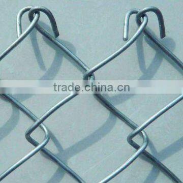 knuckled edge galvanized chain link fence panel