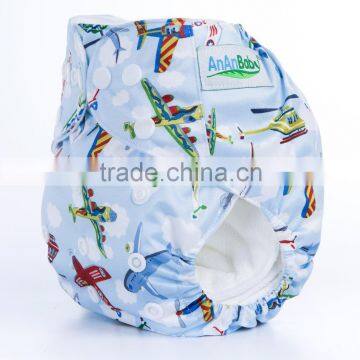 New Arrival Printed AIO Ultra Thin Natural China Cloth Diapers photo-2