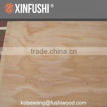 Radiated pine plywood