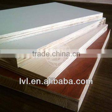 Melamine paper faced plywood timber