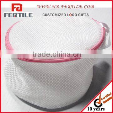 White oval underwear washing bag for laundry use