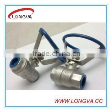 thread Ball Valve with oval handle