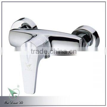 polished plated gravity casting single handle concealed bath shower mixer