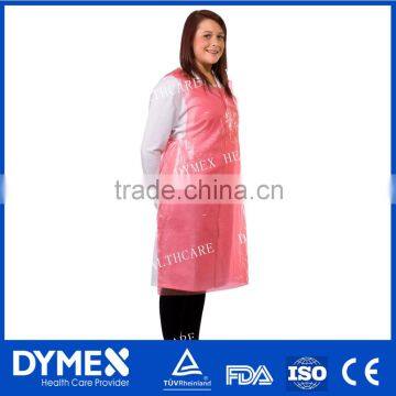 OEM Red Cheap Disposable PE Apron