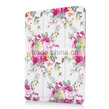 Premium flower pattern Stand Leather Case for Huawei MediaPad M2 10.0 match with pc cover