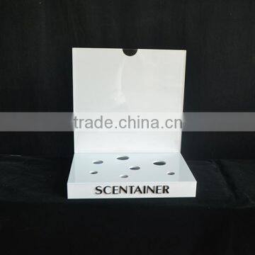 Customized White Cosmetic Display With Led photo-6