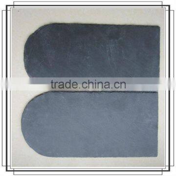 Cheap natural stone tiles rounding edge/China roofing slate