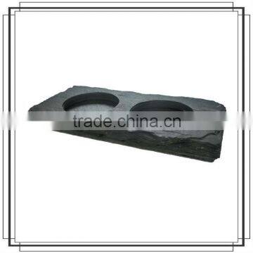 New design trepanning slate soap plate