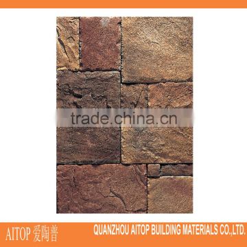 outdoor slate stone wall tile design picture