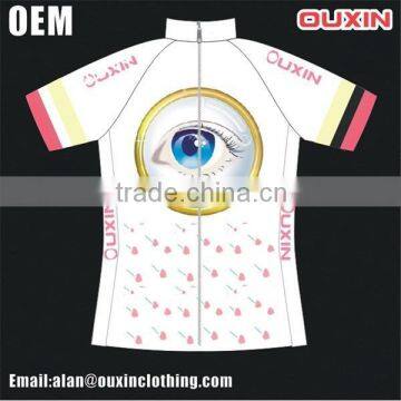 Low MOQ plain cycling jersey