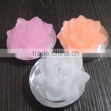 Lotus Flower Shaped Scented Decorative Tealight Candles For Sale