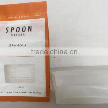 Block Bottom Rice Paper Pouch Bags For Rice Packing photo-4