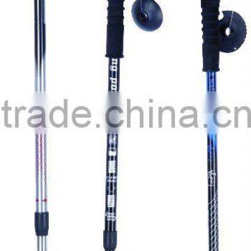 3-section trekking sticks in aluminum alloy