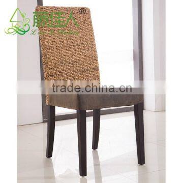 China High Quality Designer Seagrass High Back Water Hyacinth Chair photo-5